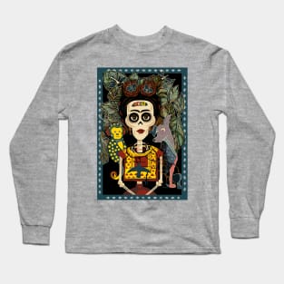 Self-Portrait with Alebrijes Long Sleeve T-Shirt